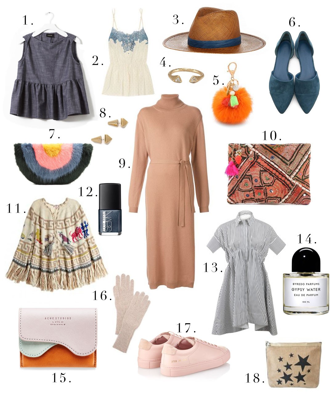 give and get moodboard numbered