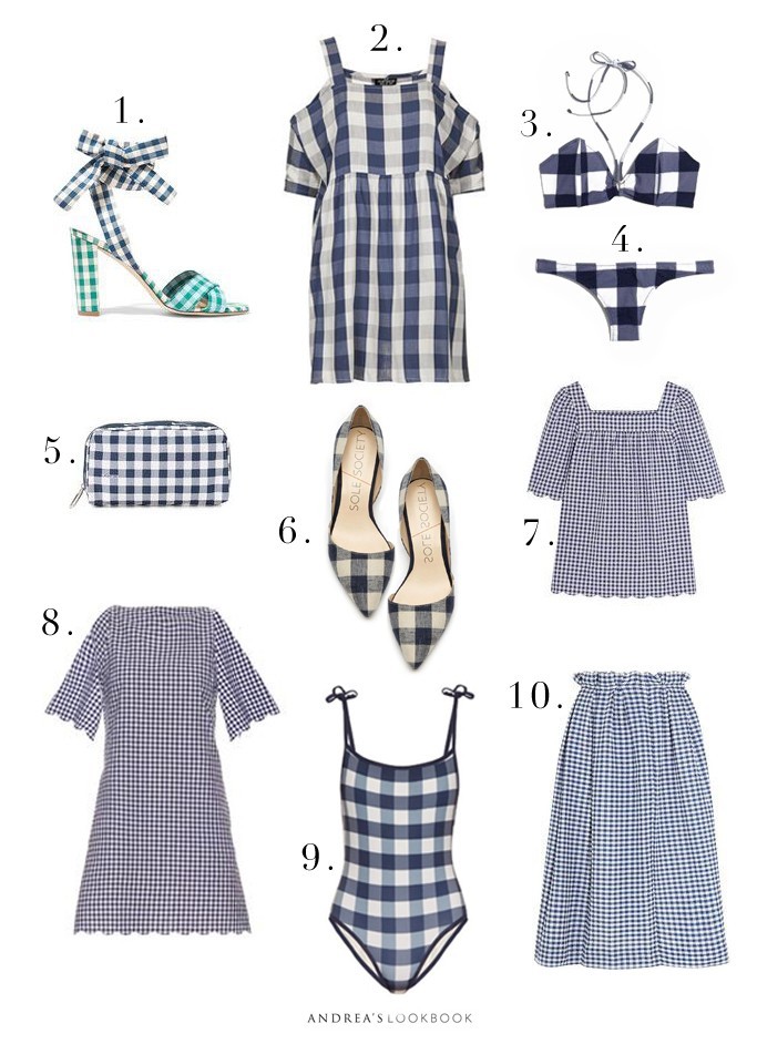 gingham 3 numbered