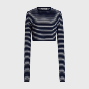 Striped Knit T-Shirt