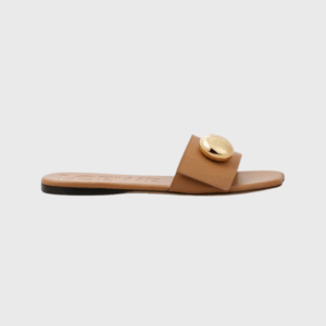Pebble Leather Slides