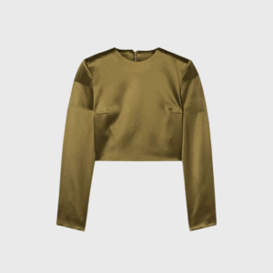 Keira Cropped Silk Top