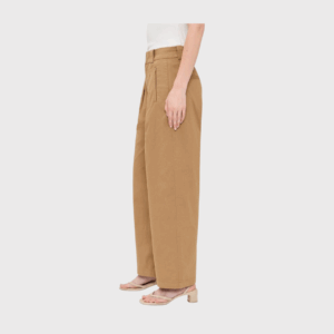 Cara Cropped Pleated Trousers