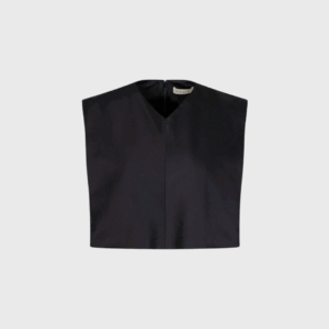 Gemma Cropped Silk Top