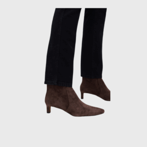 The Dimes Kitten Heel Boots in Suede
