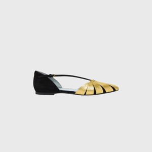 Foliefoliage Bicolor Leather Ballerina Flats