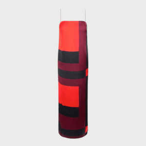 Mae Silk Dress Ruby Prism