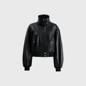 Briar Cropped Bomber Jacket