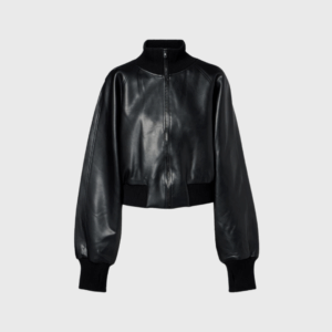 Cropped Bomber Jacket
