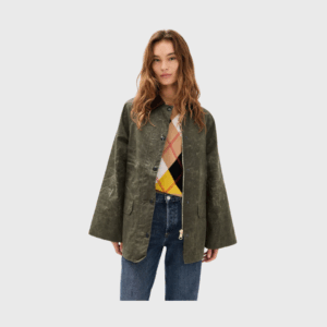 Chiltern Street Barn Jacket In Waxed Cotton