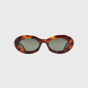 Oval Frame Acetate Sunglasses