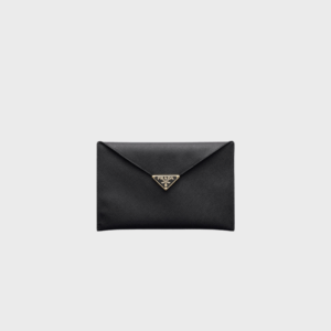 Saffiano Leather Envelope Clutch