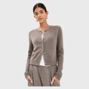 Clara Cashmere Crew Cardigan