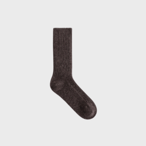 Ribbed Cashmere Socks