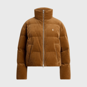 Corduroy Down Puffer Jacket