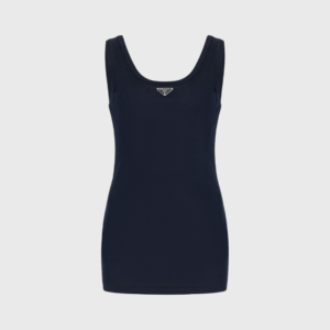 Logo Detailed Cotton Tank Top