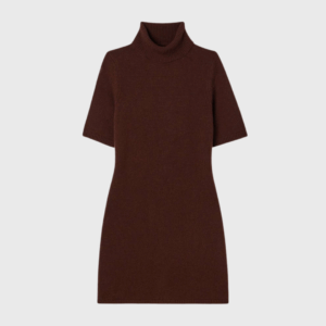Agathe Cashmere Turtleneck Mini Dress