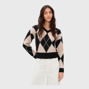 Rae Arglye V Neck Sweater