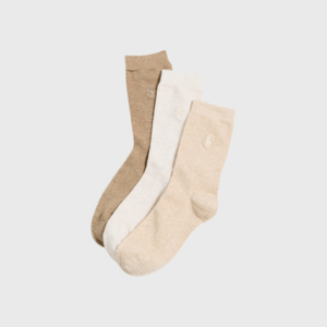 Classic Flat Knit Socks 3 Pack