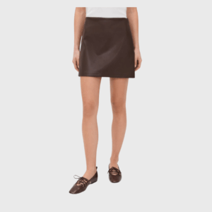 Bianca Faux Leather Miniskirt