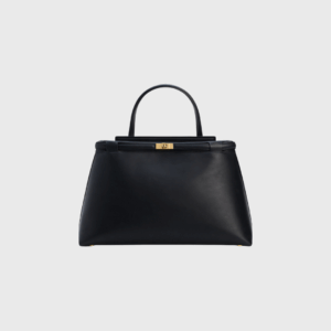 Leone Medium Leather Top Handle Bag