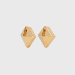 Rockstud Gold Tone Earrings