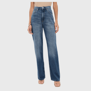 DL Aura Karmine Refined Wide Leg High Rise Jeans
