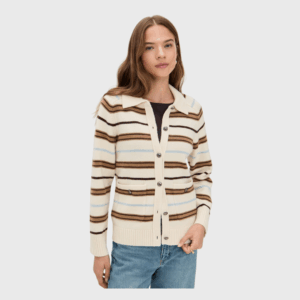 Peggy Striped Oversized Cardigan