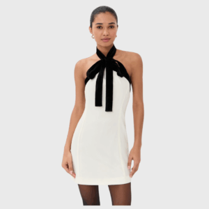 Neck Tie Jolie Mini Dress