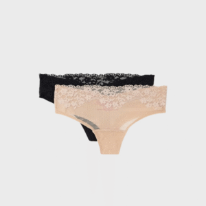 Double Take Set Lace Stretch Thongs