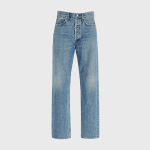 90's Pinch Waist High Rise Straight Jeans