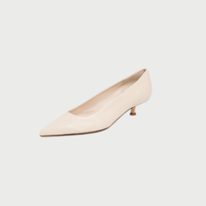Cari Nappa Leather Creamy Heels