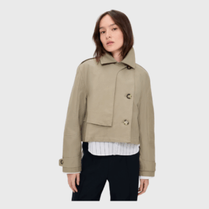 Jamie Cropped Trench