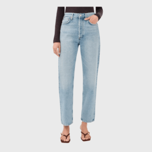 90s Pinch Waist High Rise Straight Jeans