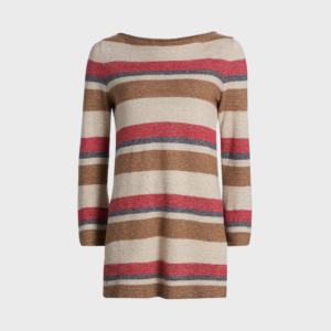 Bayside Striped Linen Silk Minidress