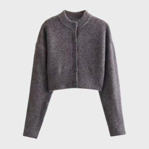 Cropped Cardigan Sweater