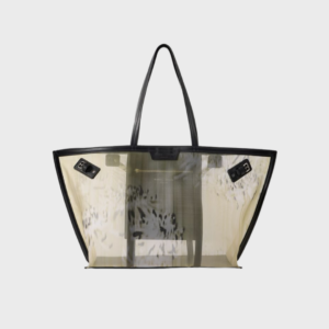 Days Carryall Leather Trimmed Mesh Tote