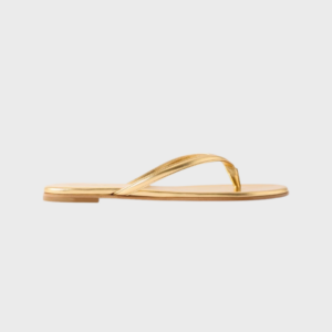 Calypso Metallic Leather Sandals