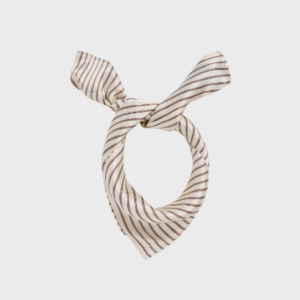 Gail Striped Silk Scarf