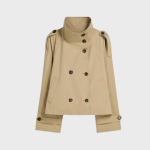 Cropped Trench Coat