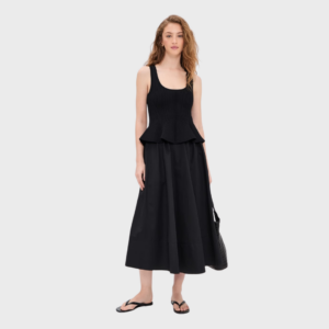 Peplum Combo Dress