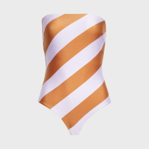Indra Stripe Bandeau Swimsuit