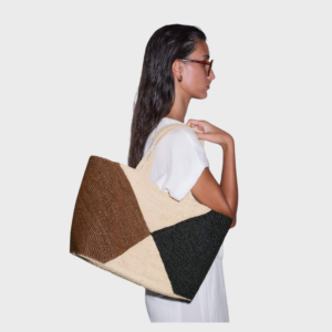 Contrast Panel Tote