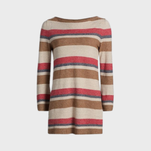 Bayside Striped Linen Silk Minidress