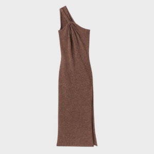 Mimi One Shoulder Knit Midi Dress
