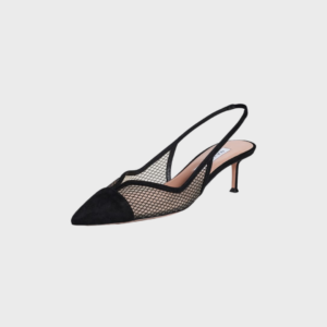 Gia Mesh Sling Pumps 50mm