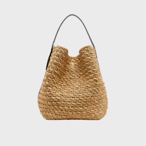 Raffia Bucket Bag