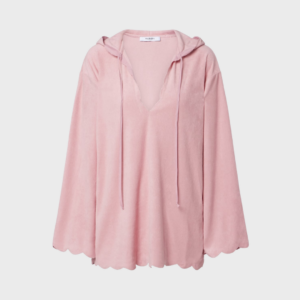 Baughman cotton-blend terry tunic