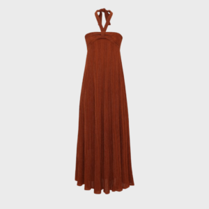 Indra Metalic Halter Dress