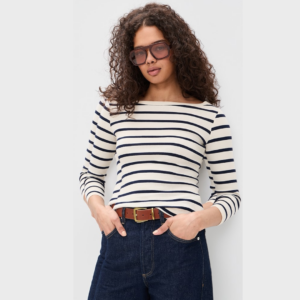 Boat Neck Slim Tee