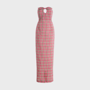 Exclusive Charlotte Checked Seersucker Dress